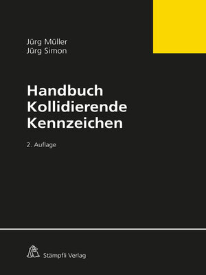 cover image of Handbuch Kollidierende Kennzeichen